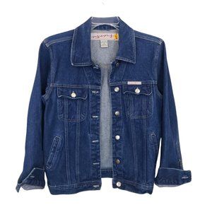 Frantic Women's Sz Medium Indigo Blue Classic Denim Jacket